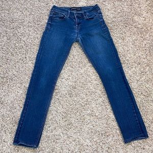 Express Mia mid rise skinny jeans in medium wash sz 2 good- fair